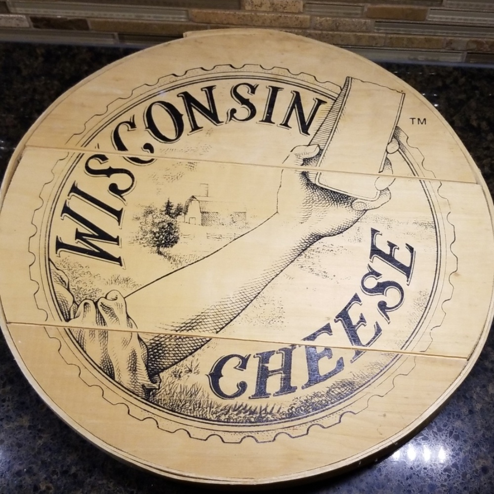 Wisconsin Cheese box LID ONLY.